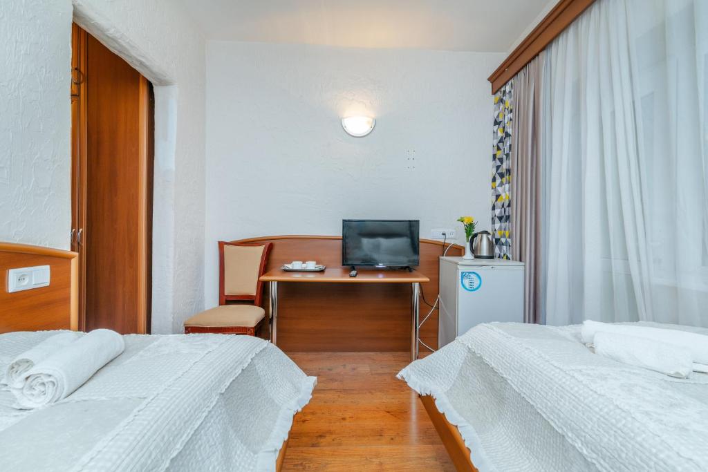 Postel nebo postele na pokoji v ubytování EcoRest - Likani Palace