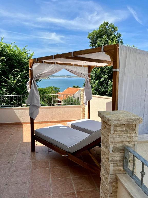 Balkón alebo terasa v ubytovaní Apartments 4Mios