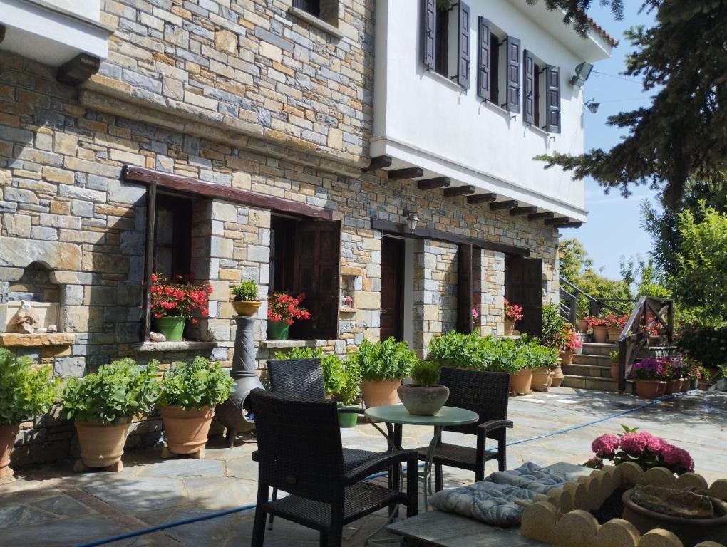 Zahrada ubytování Dimosthenis Karastamatis Rooms