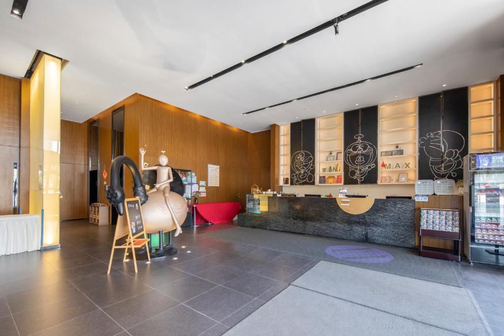 Posezení v ubytování Minimax Hotel Shanghai Songjiang