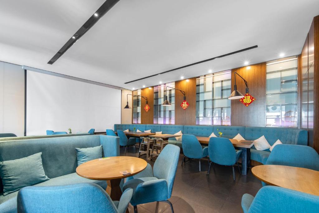 Posezení v ubytování Minimax Hotel Shanghai Songjiang