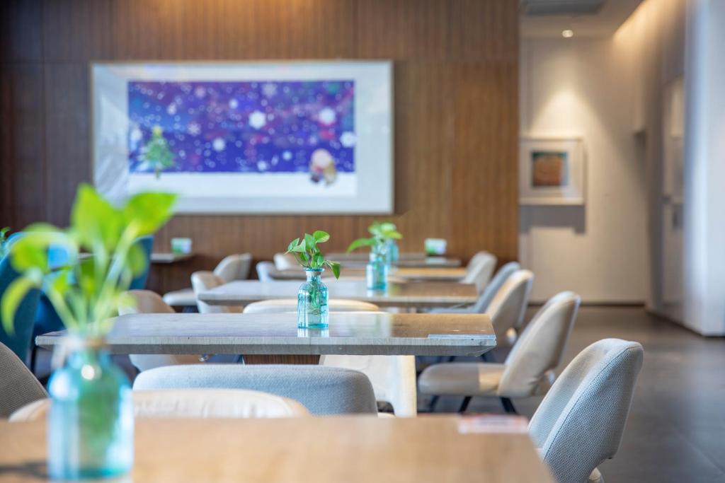 Posezení v ubytování Minimax Hotel Shanghai Songjiang
