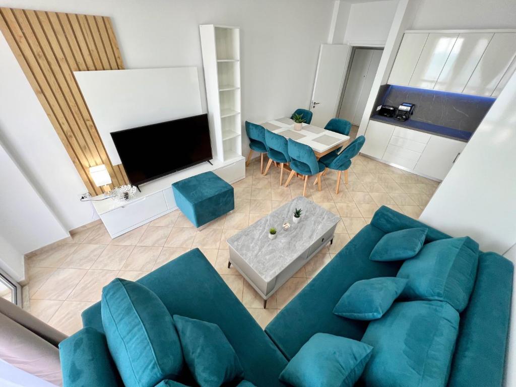 Posedenie v ubytovaní Bianca Beach Apartment