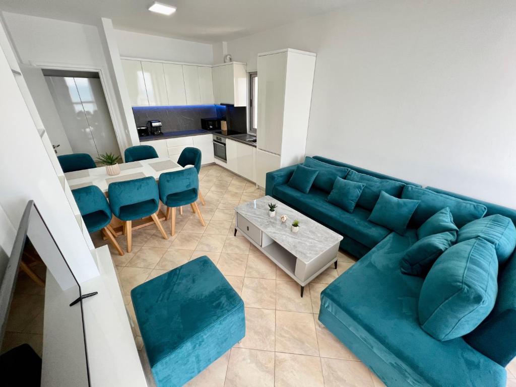 Posedenie v ubytovaní Bianca Beach Apartment