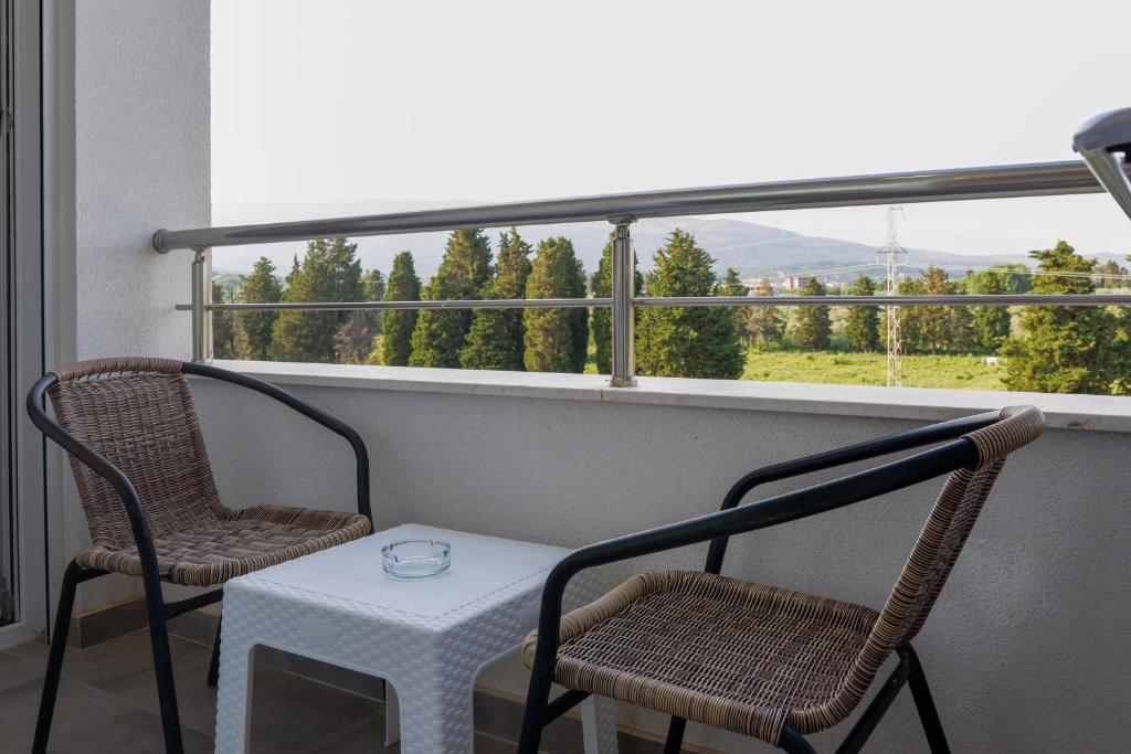 Pogled na planinu ili pogled na planinu iz apartmana