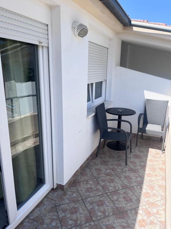 Balkón nebo terasa v ubytování Apartments Nives