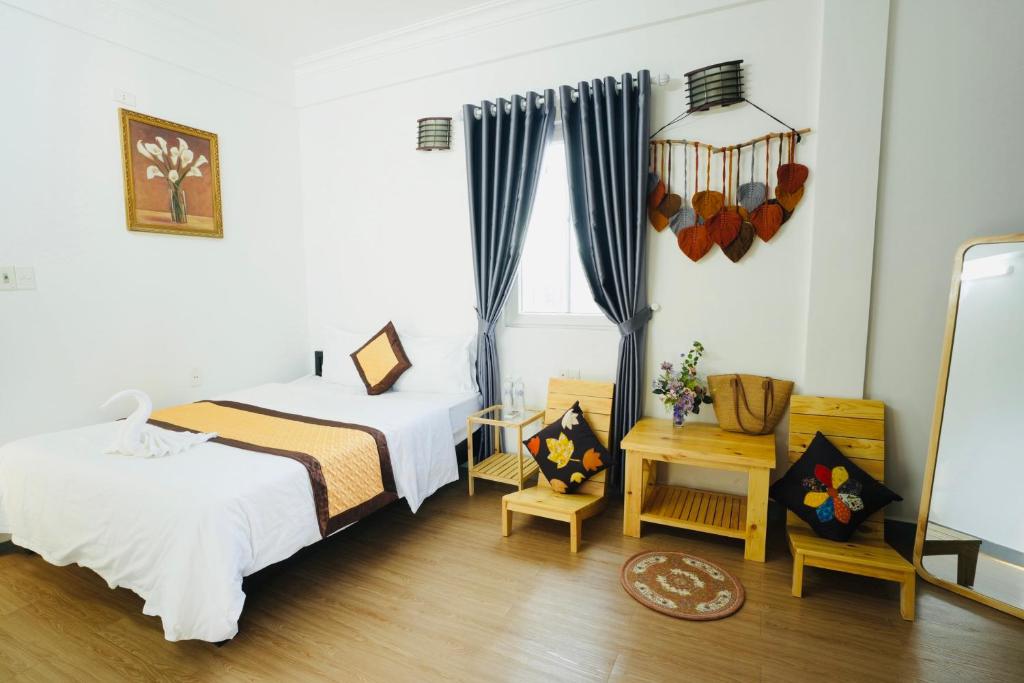 Postel nebo postele na pokoji v ubytování Casablanca Hotel