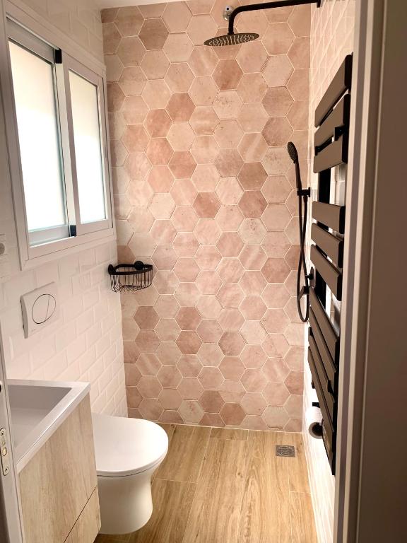 Koupelna v ubytování Marixa Room