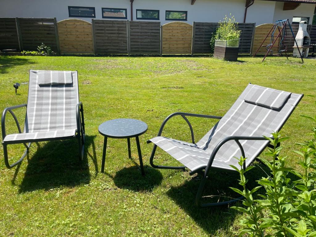 Zahrada ubytování Haus zum Glück
