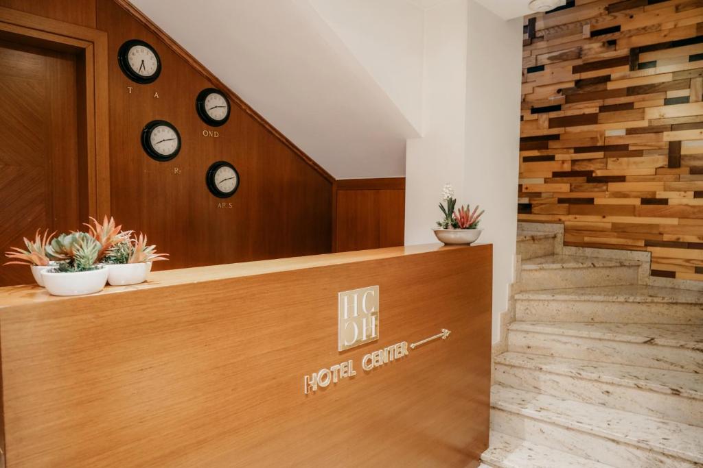 Vstupní hala nebo recepce v ubytování Center Hotel