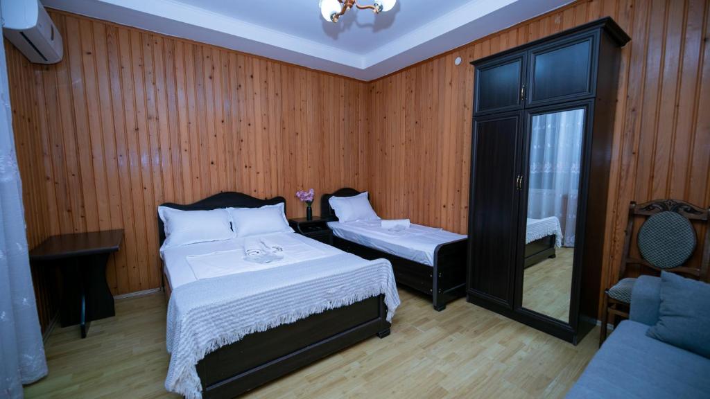 Postel nebo postele na pokoji v ubytování Дом отдыха ира