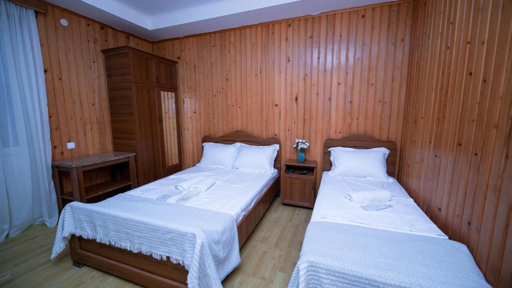 Postel nebo postele na pokoji v ubytování Дом отдыха ира