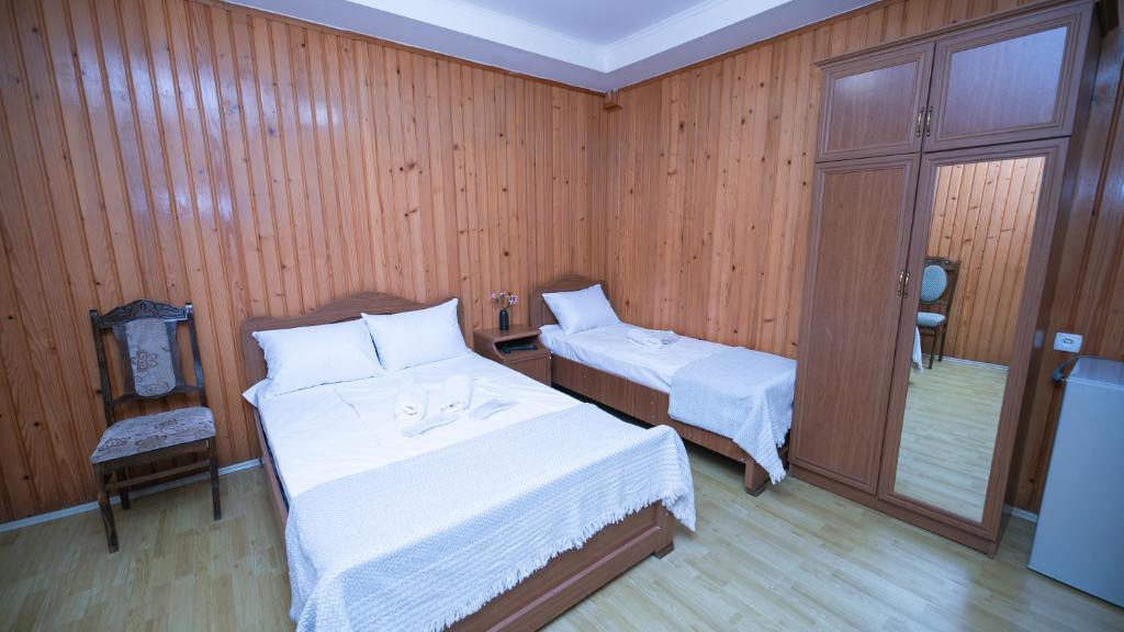 Postel nebo postele na pokoji v ubytování Дом отдыха ира