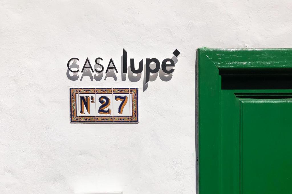 Certifikát, hodnocení, plakát nebo jiný dokument vystavený v ubytování Casa Lupe. Art-inspired courtyard house in Teguise