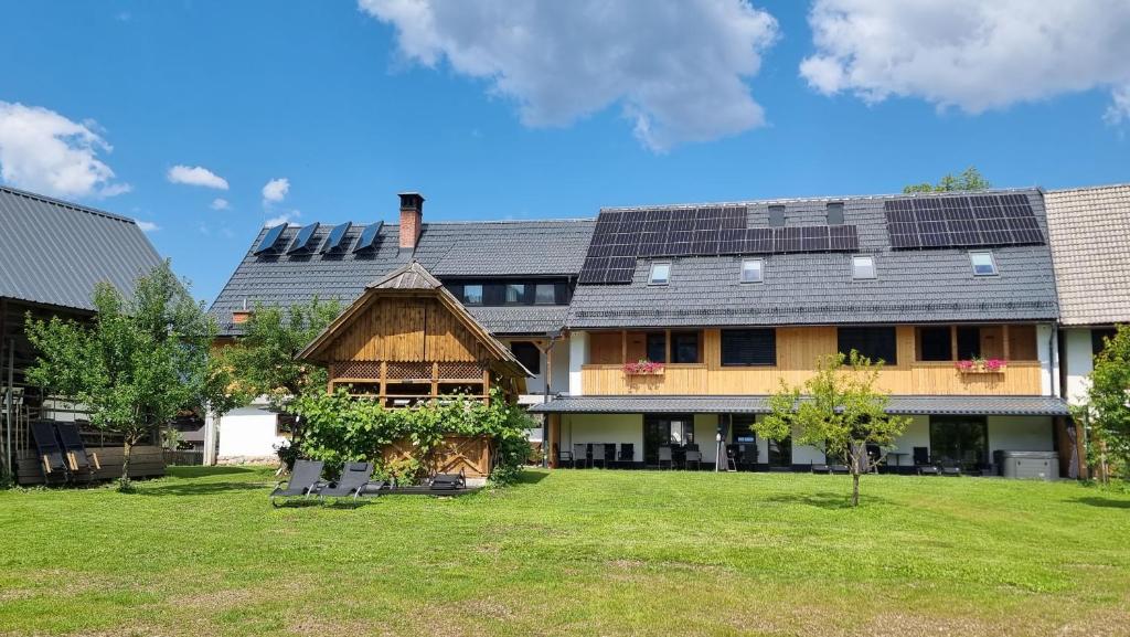 Zahrada ubytování Pr `Agotnik Apartments & Rooms Bohinj