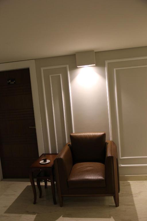Posezení v ubytování Elysees Hotel Tahrir Square