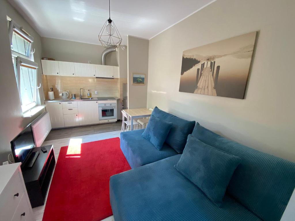 Posezení v ubytování Apartament Sopot Oliwia II