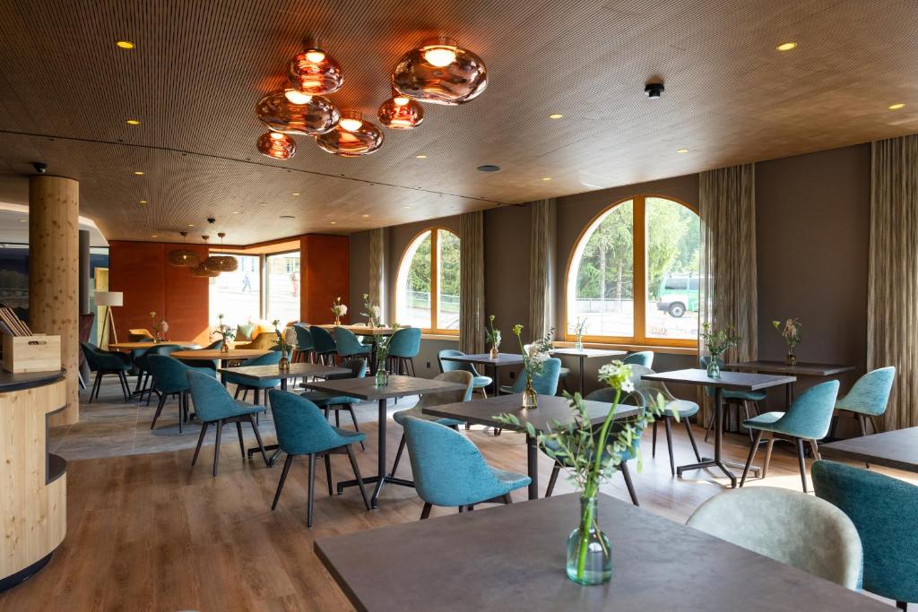 Posezení v ubytování Hotel Garni Chesa Mulin