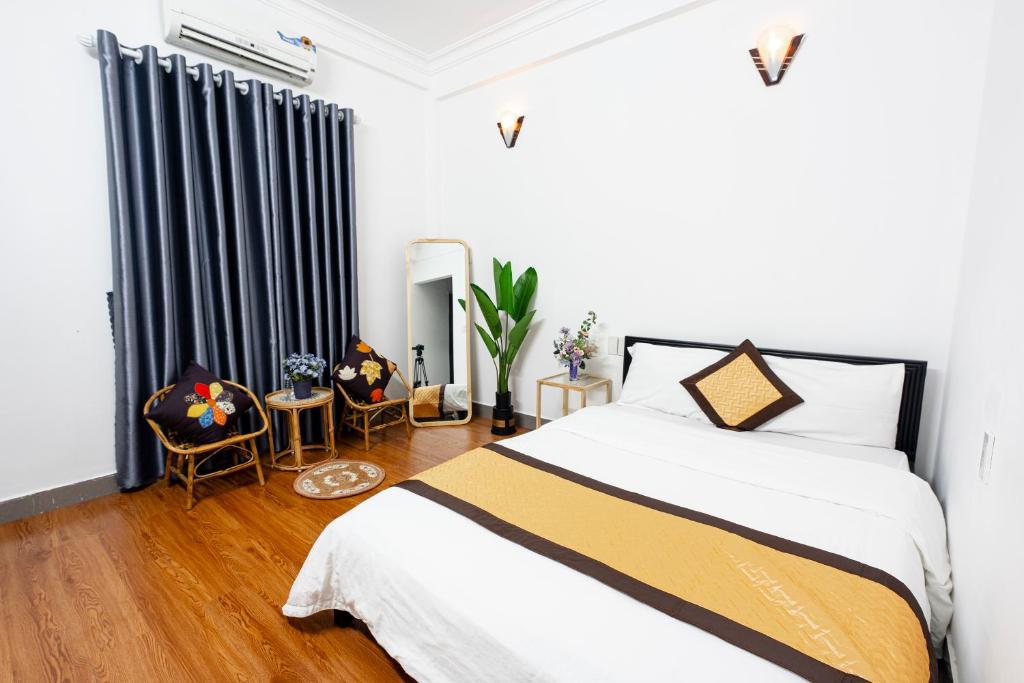 Postel nebo postele na pokoji v ubytování Casablanca Hotel