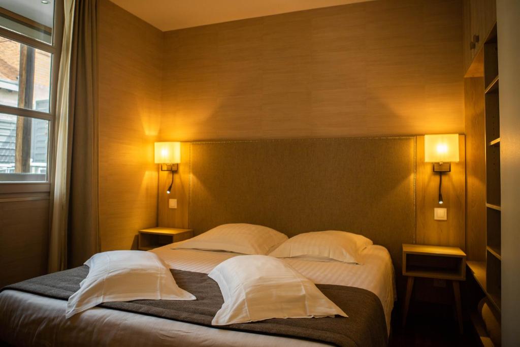 Posteľ alebo postele v izbe v ubytovaní Relais de la Loire