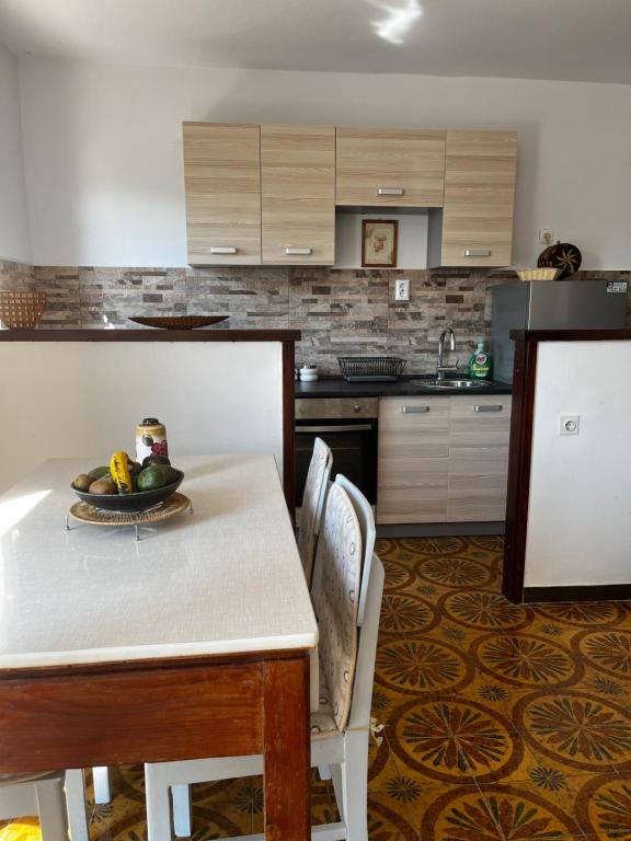 Kuchyň nebo kuchyňský kout v ubytování Holiday Home Erika