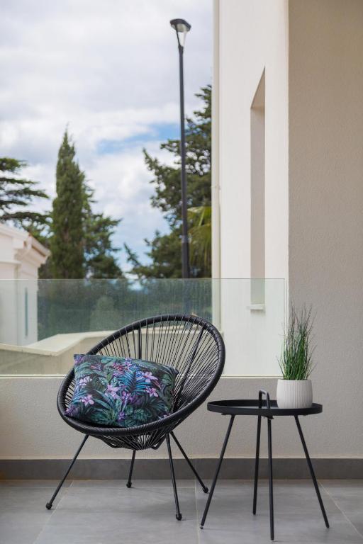 Balkón nebo terasa v ubytování Apartments Jadranka