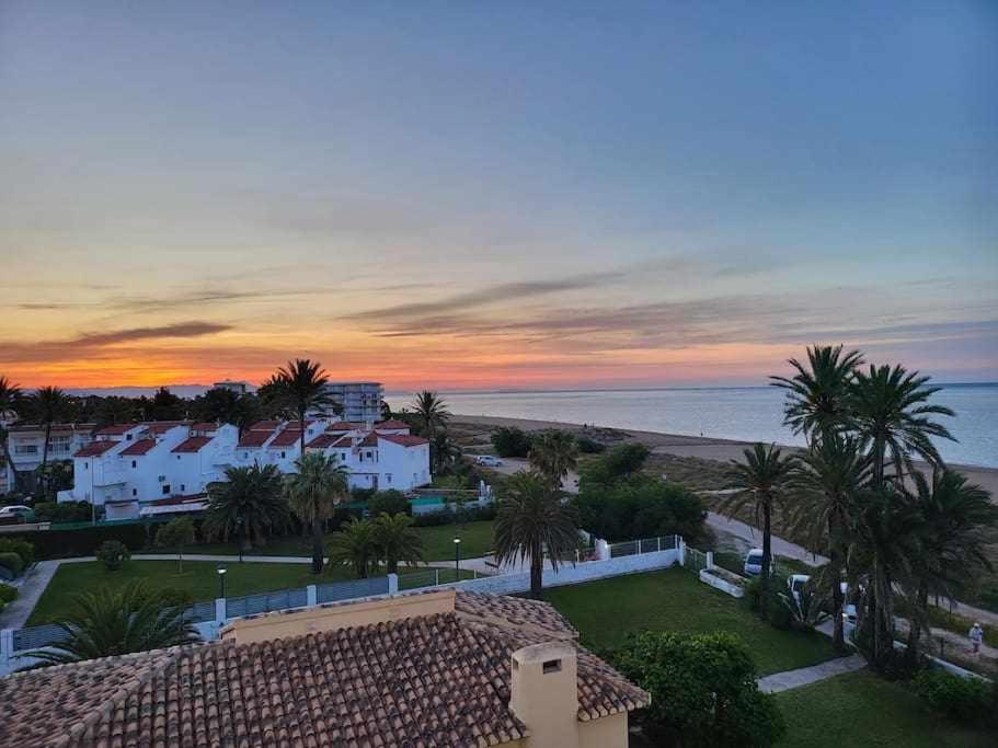 Atardecer unico en la playa