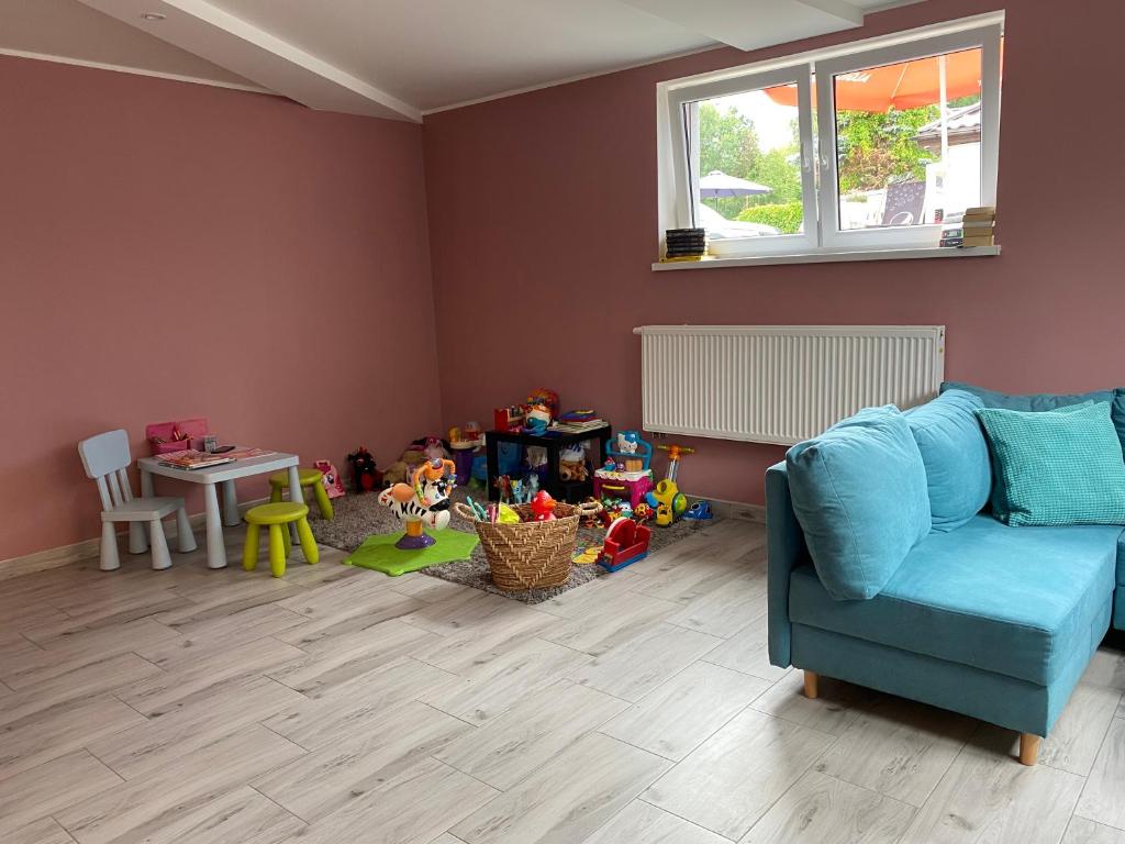 Posezení v ubytování Apartamenty na Zaciszu