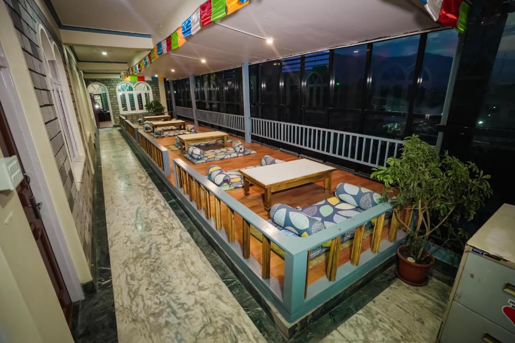 Veitingastaður eða matsölustaður á Himalayan Guest House
