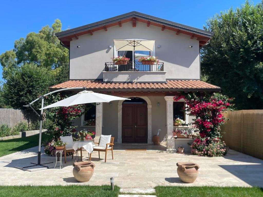 Budova, kde se bed and breakfast nachází