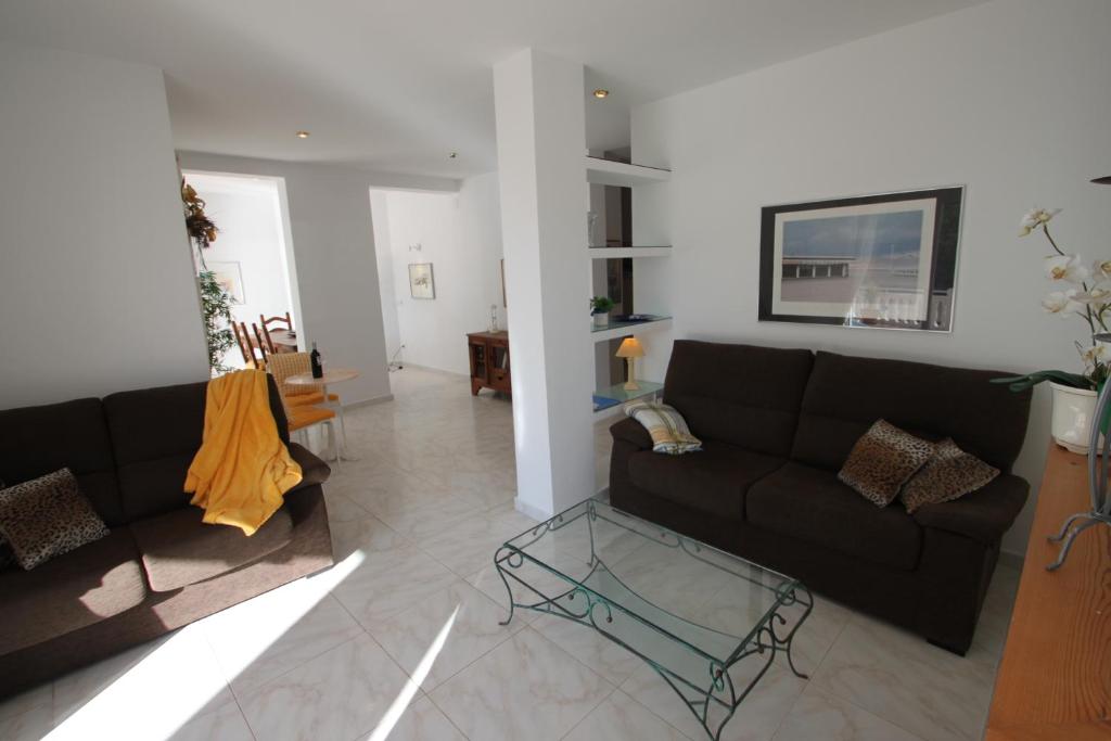 A seating area at Sesam - sea view villa with private pool in Moraira