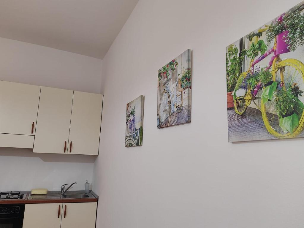 Kuchyň nebo kuchyňský kout v ubytování "Babbo" Nicola