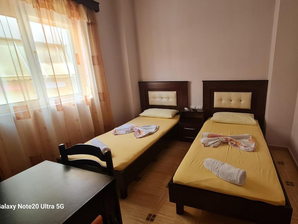 Postel nebo postele na pokoji v ubytování Hotel Brace