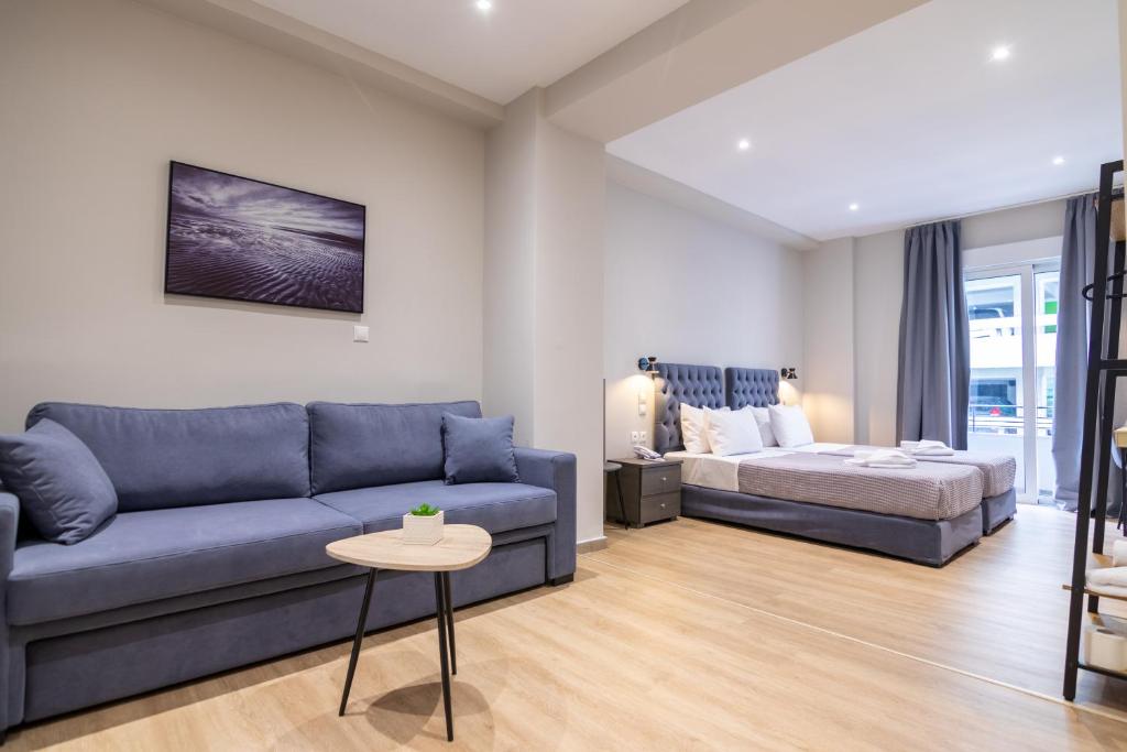 Postel nebo postele na pokoji v ubytování New Amaryllis Hotel