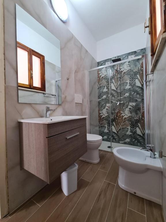Koupelna v ubytování casa al mare kalispera