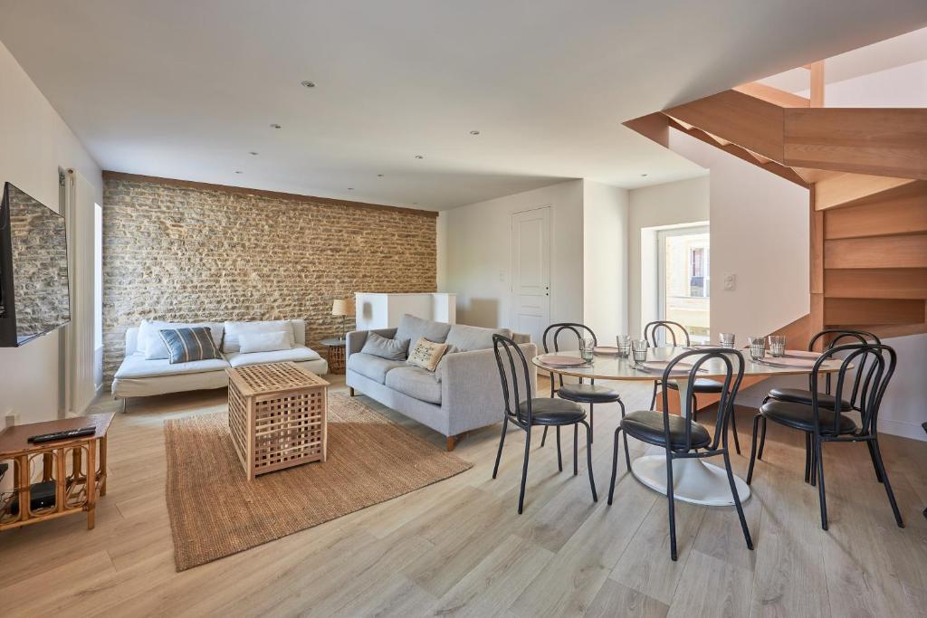 Posezení v ubytování Maison Andrias - Charmante maison de bourg