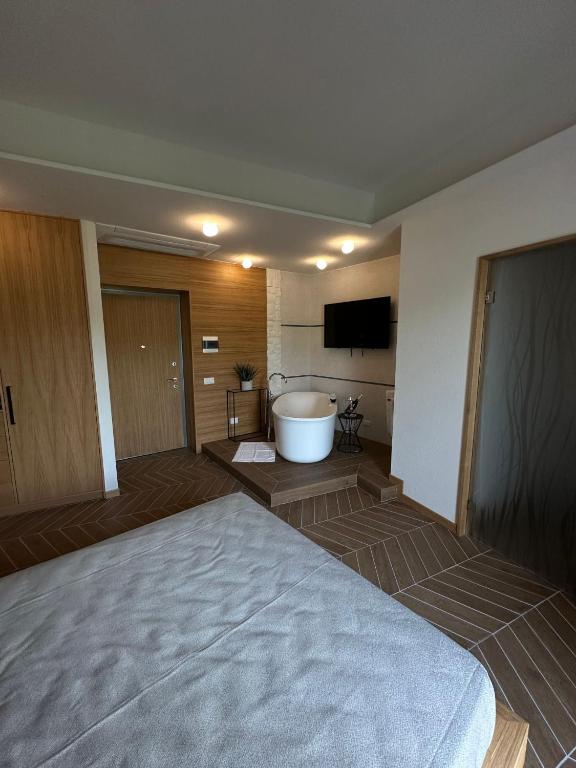 Postel nebo postele na pokoji v ubytování View Room