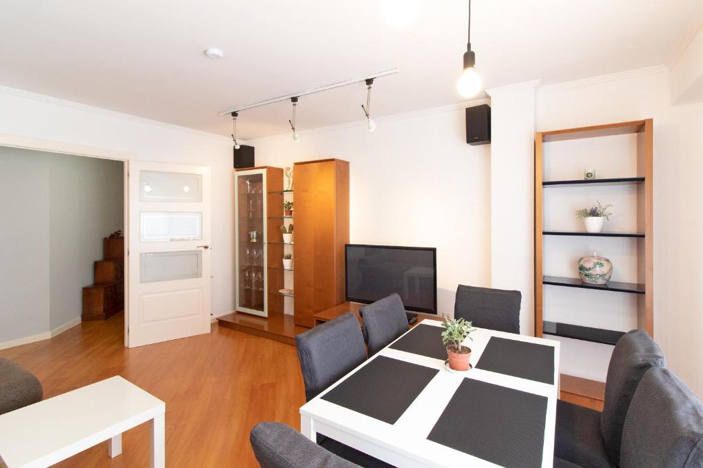 Ruang duduk di Global Properties, Apartamento centrico de 4 dormitorios