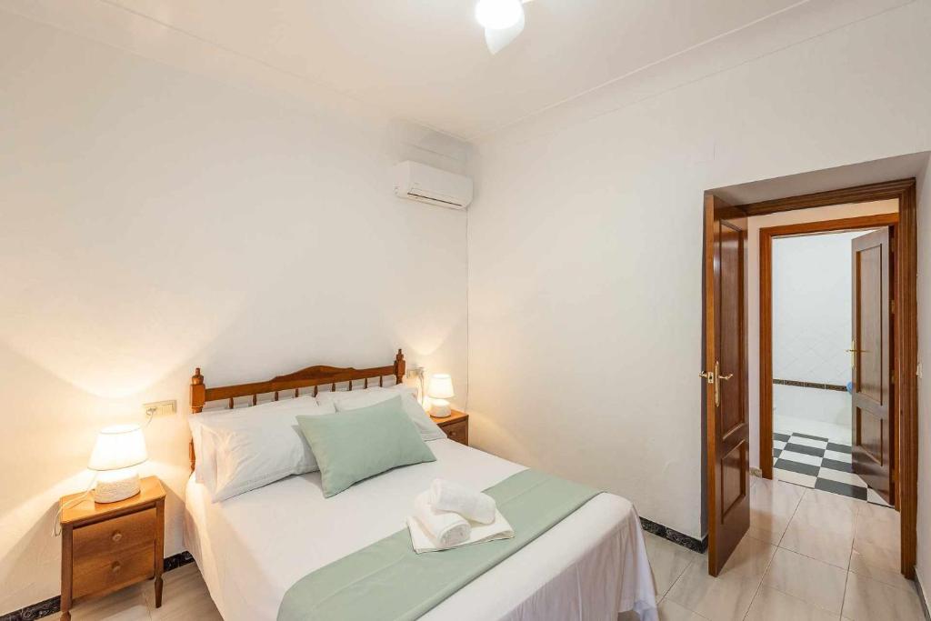 Postel nebo postele na pokoji v ubytování Casa Rural Berraquero
