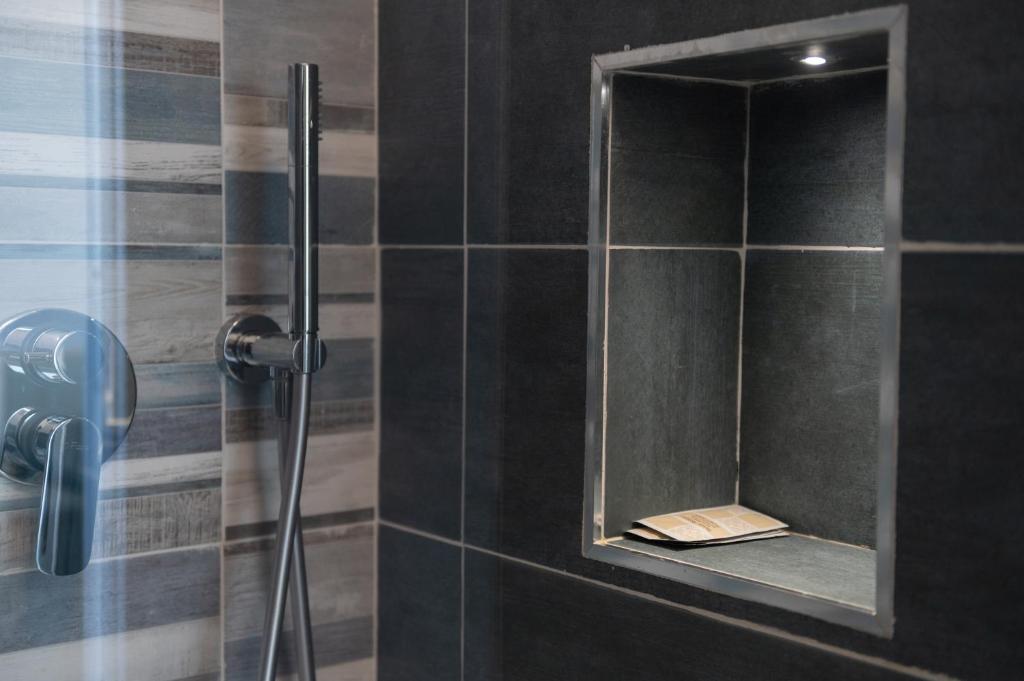 Koupelna v ubytování Hotel La Bussola