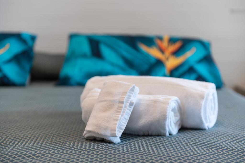 Postel nebo postele na pokoji v ubytování Hotel La Bussola