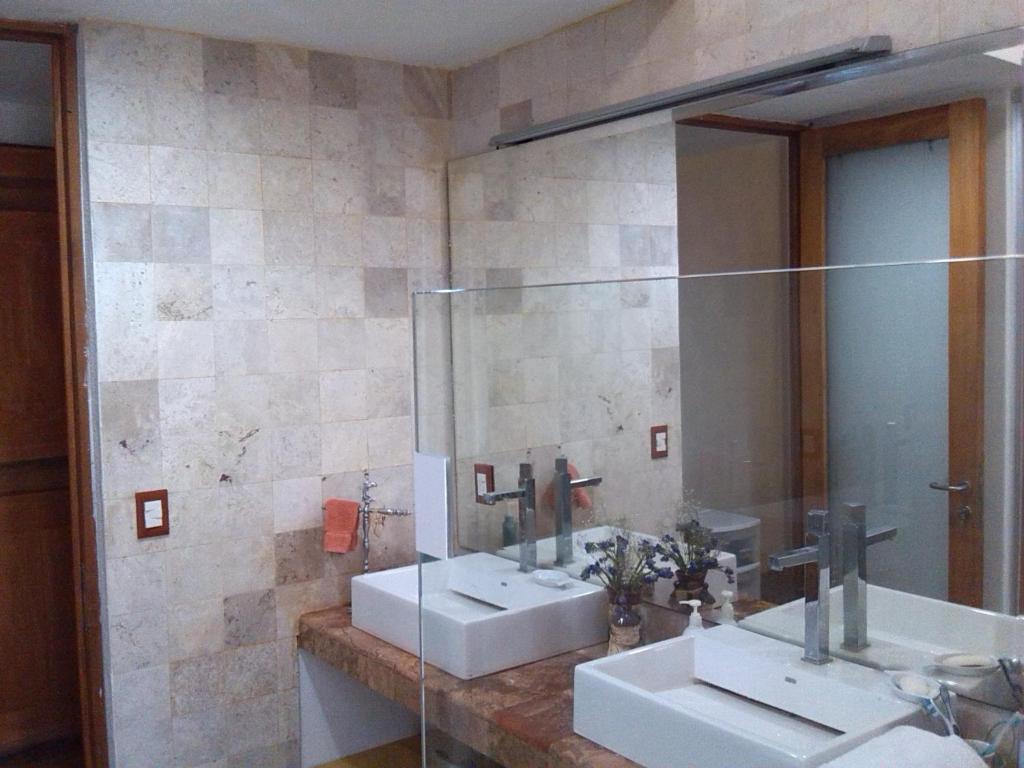 Koupelna v ubytování Casa La Columna