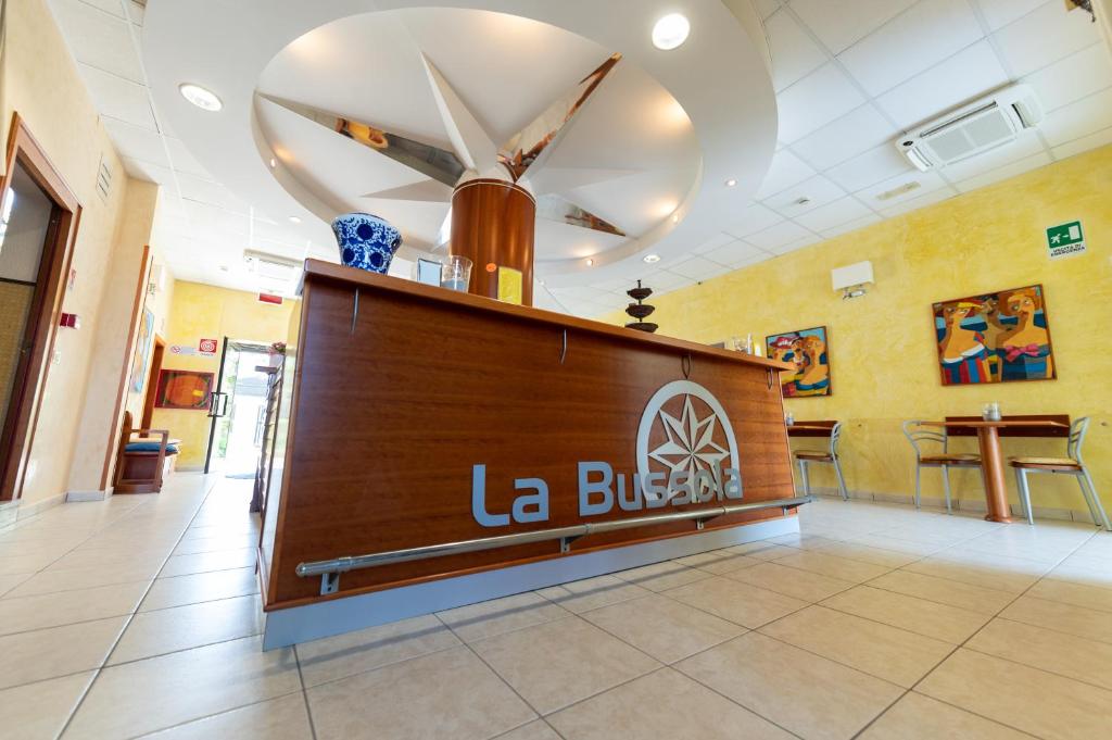 Certifikát, hodnocení, plakát nebo jiný dokument vystavený v ubytování Hotel La Bussola