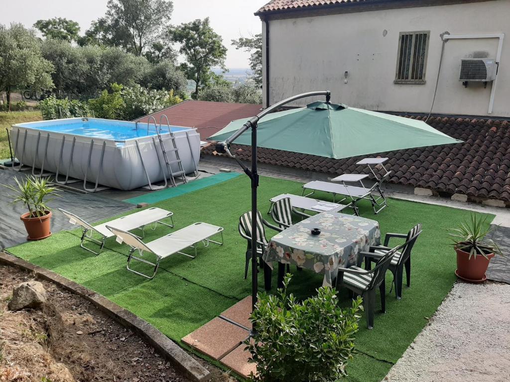 Zahrada ubytování Locanda di Cornoleda