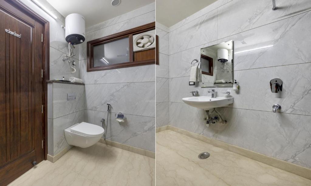 Koupelna v ubytování Treebo MVM Residency