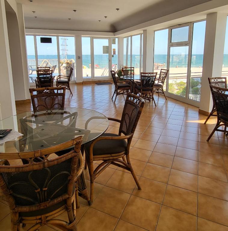 Posezení v ubytování La Perla Bianca Residence