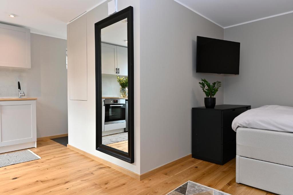 Voodi või voodid majutusasutuse Private apartment toas