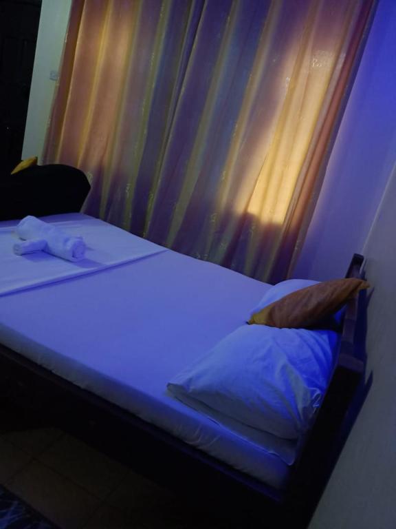 Postel nebo postele na pokoji v ubytování Mkombodzi Global Homes