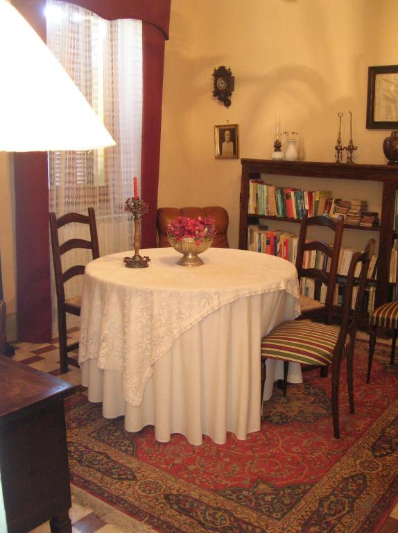Knihovna v bed and breakfast