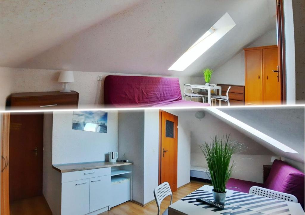 Kuchyň nebo kuchyňský kout v ubytování Villa Zosia